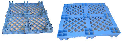 【供應廣州、珠海單面/雙面防潮濕塑料托盤,免費送貨?！績r格,廠家,圖片,塑膠托盤,東莞市照鵬塑膠制品-